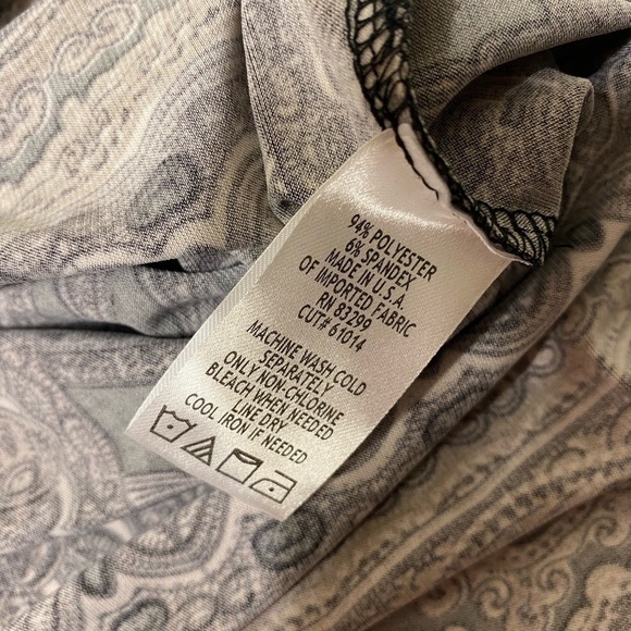 Attitudes by Renée Short Sleeve Top M NWT - Picture 6 of 7